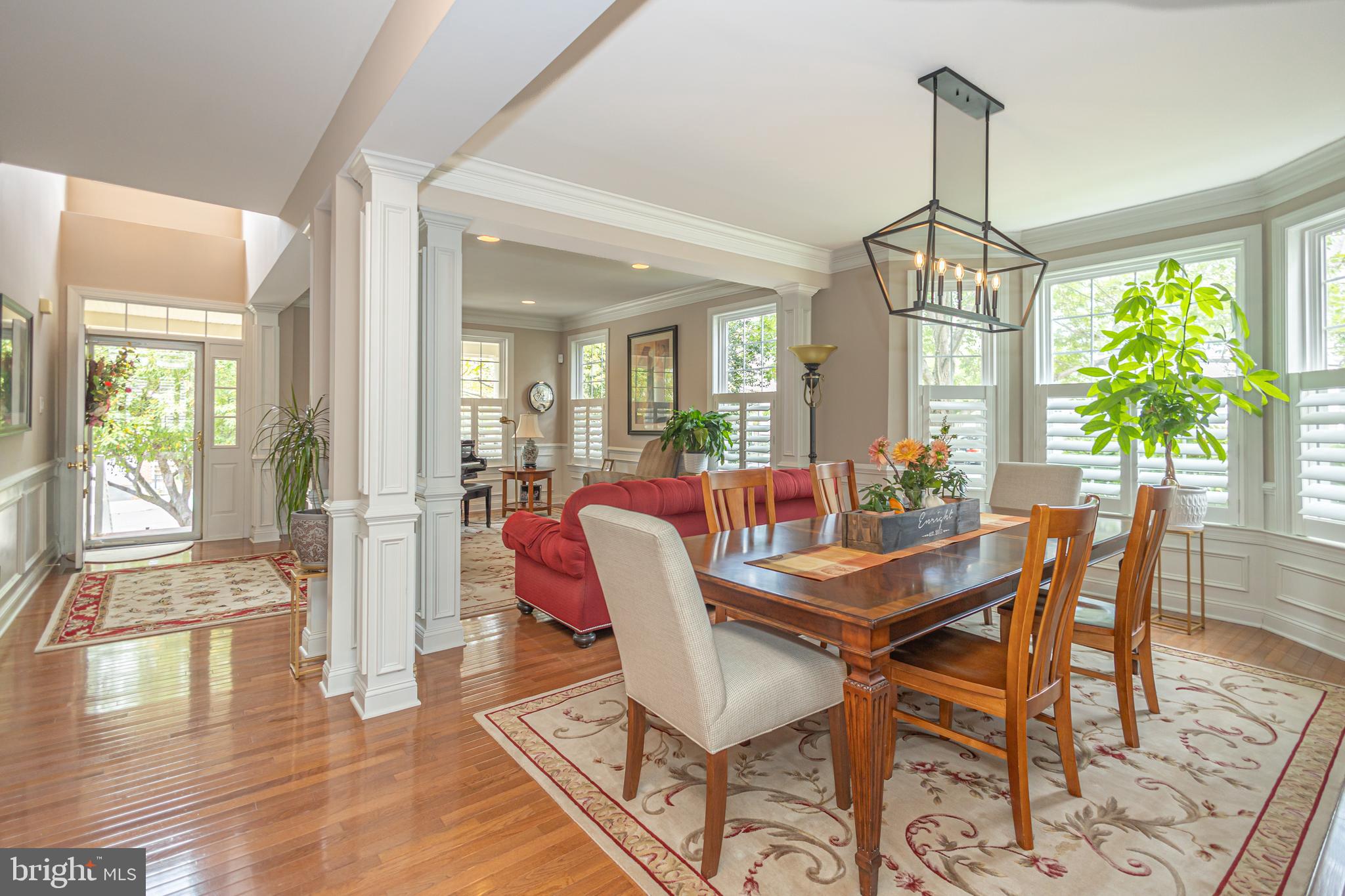 501 Titus Road Lambertville, NJ 08530 - Photo 14 of 62 a view of a dining room with furniture window and wooden floor