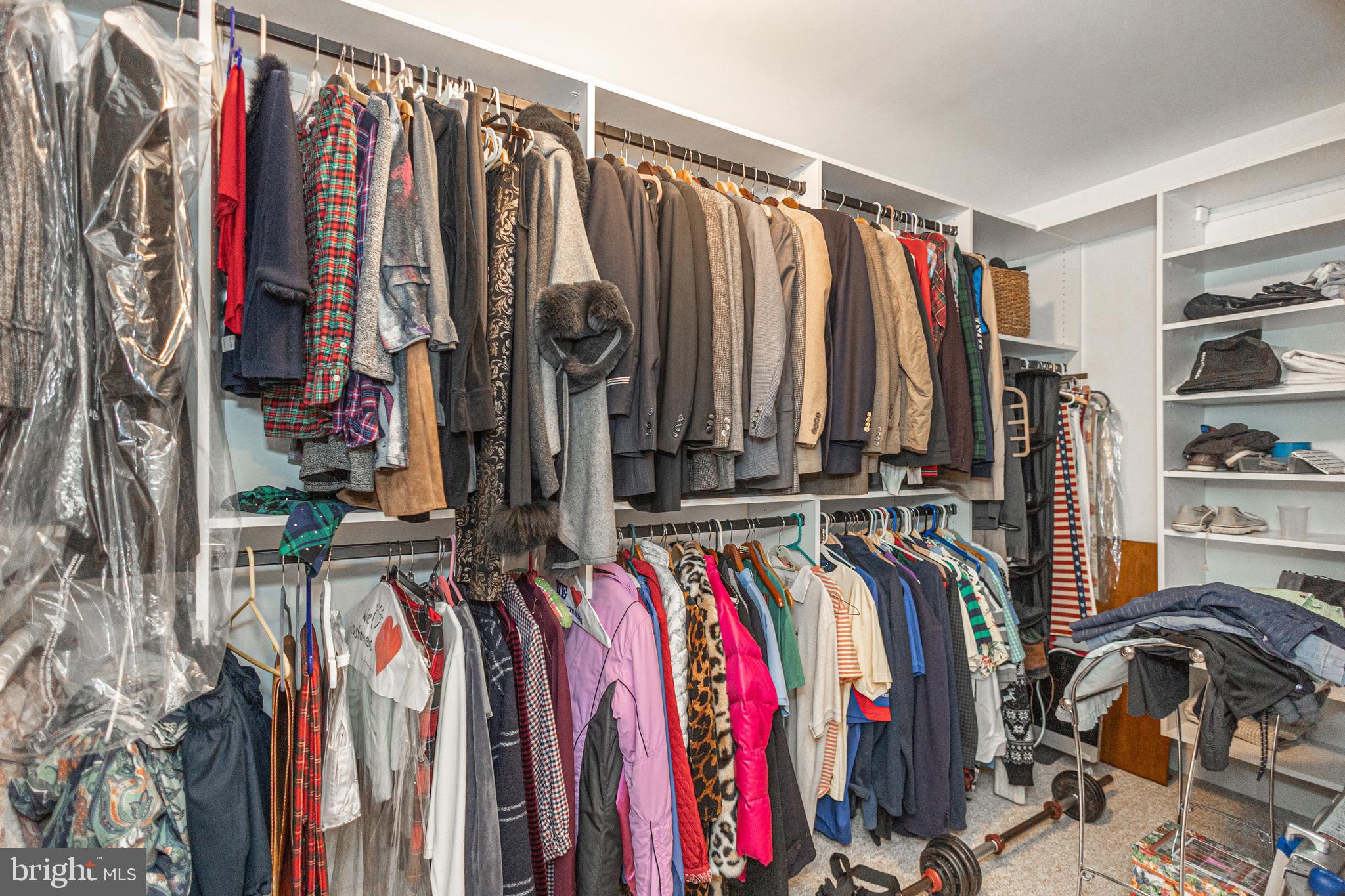 501 Titus Road Lambertville, NJ 08530 - Photo 55 of 62 a view of walk in closet with clothes