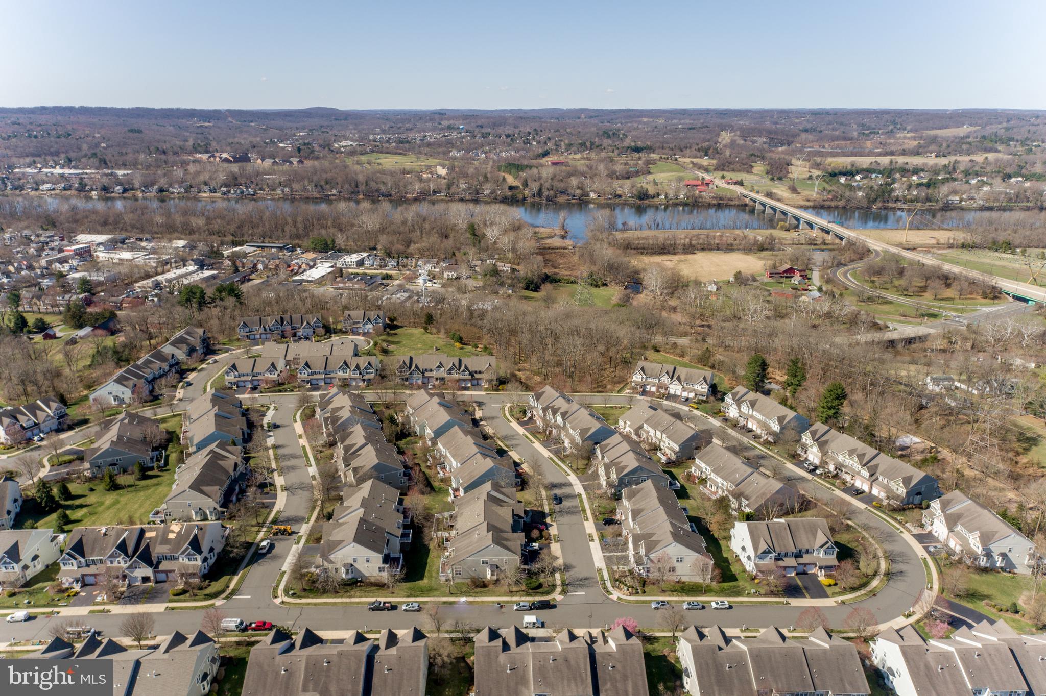 501 Titus Road Lambertville, NJ 08530 - Photo 62 of 62 an aerial view of residential houses with outdoor space