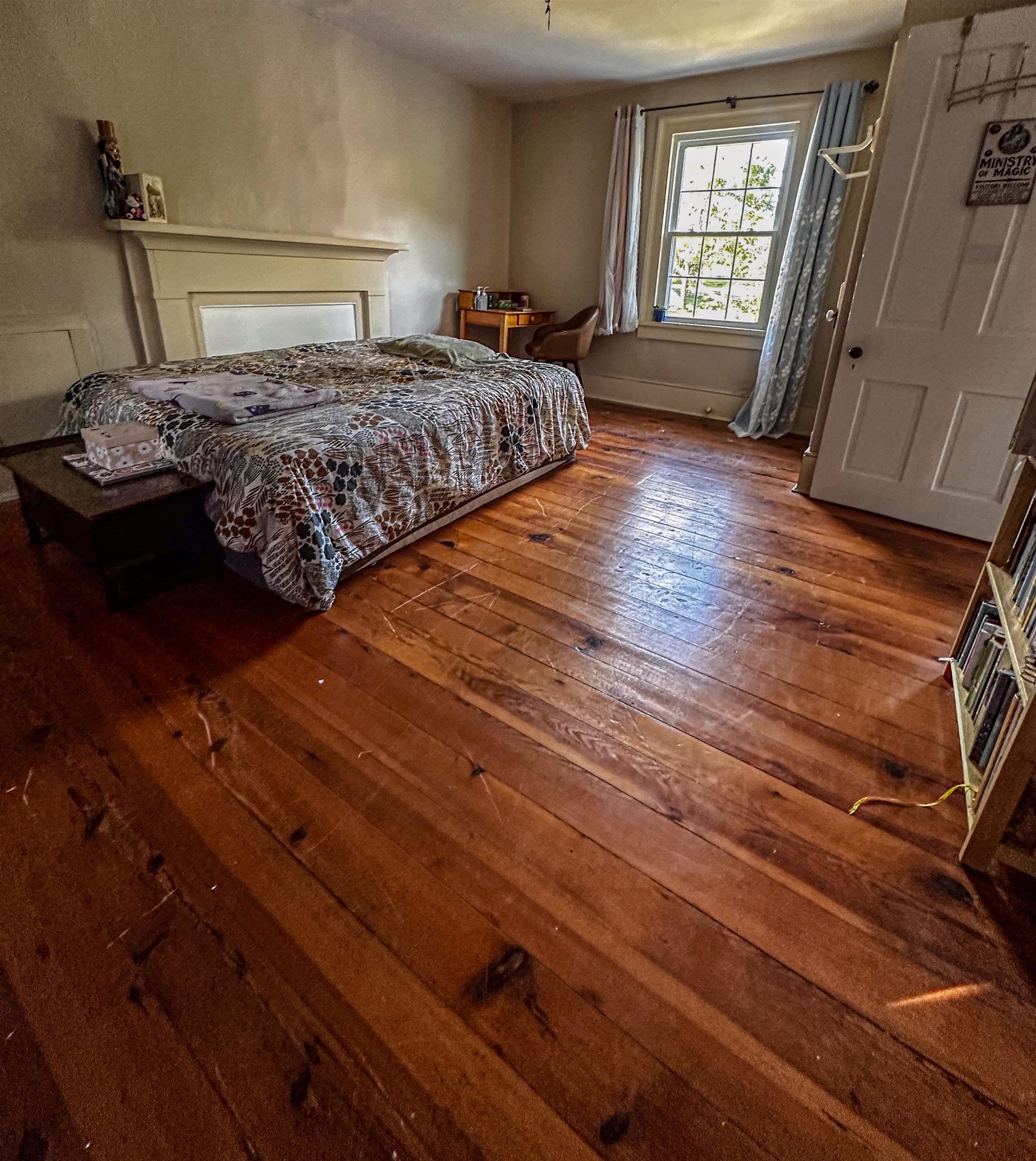 19 Mt Hermon Road Middlebrook, VA 24459 - Photo 61 of 70 a bedroom with a bed and wooden floor