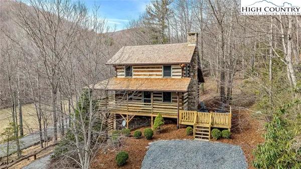 a view of a yard with staircase