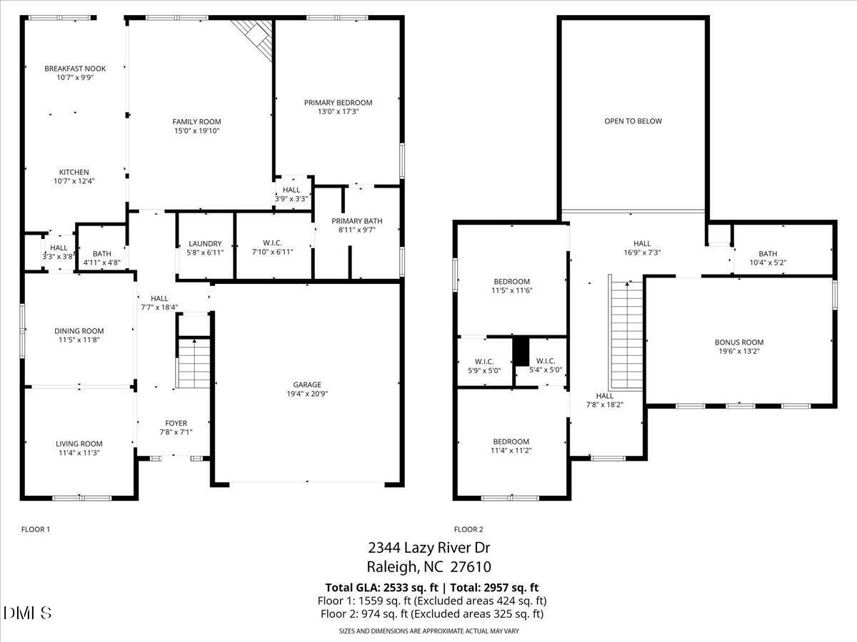 2344 Lazy River Drive Raleigh, NC 27610 - Photo 56 of 56 53-2344 Lazy River Dr Floorplan-5