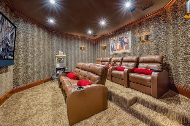 a large bathroom with a double vanity sink large mirror and