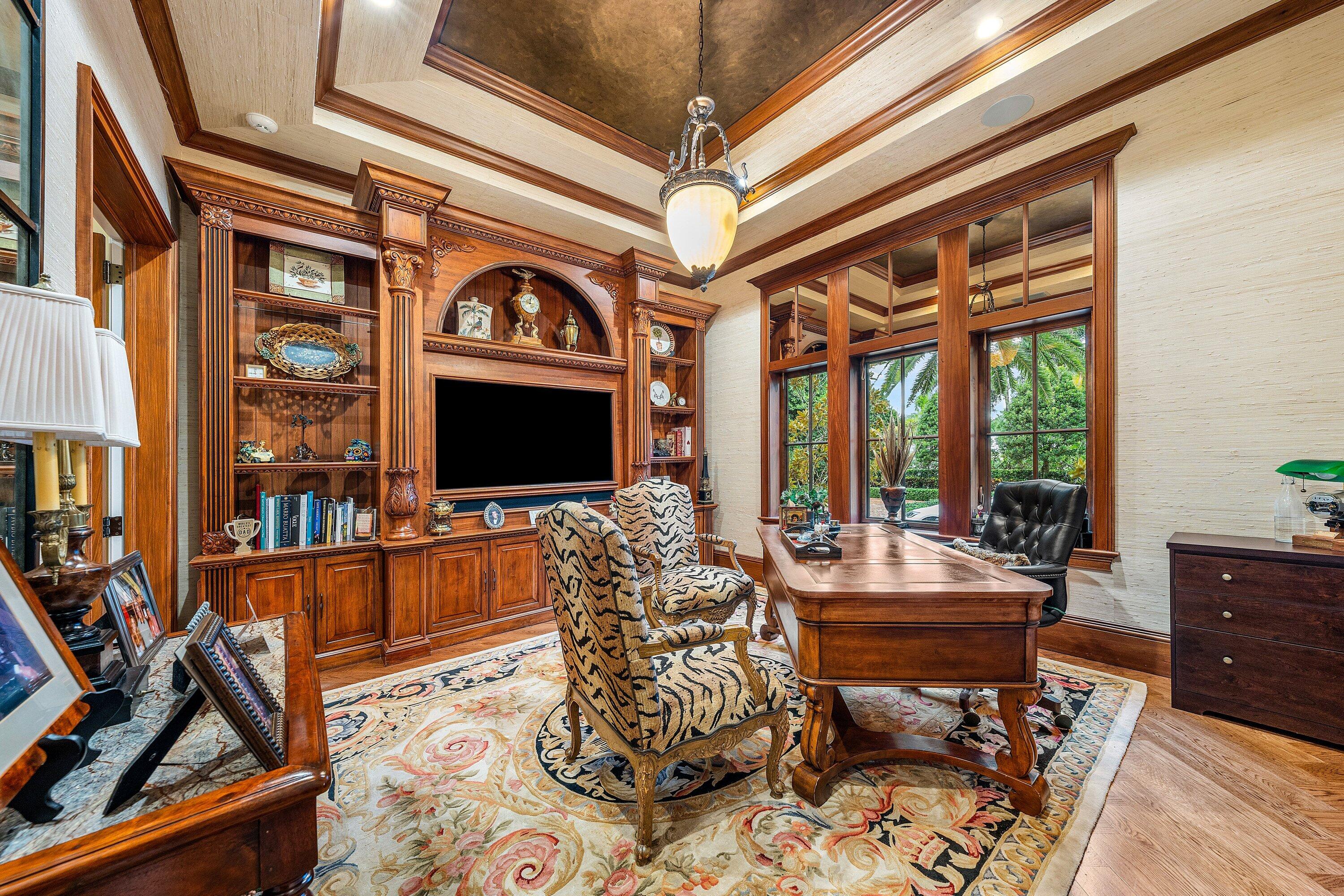 518 Harbor Court Delray Beach, FL 33483 - Photo 26 of 83 a living room with furniture and a flat screen tv
