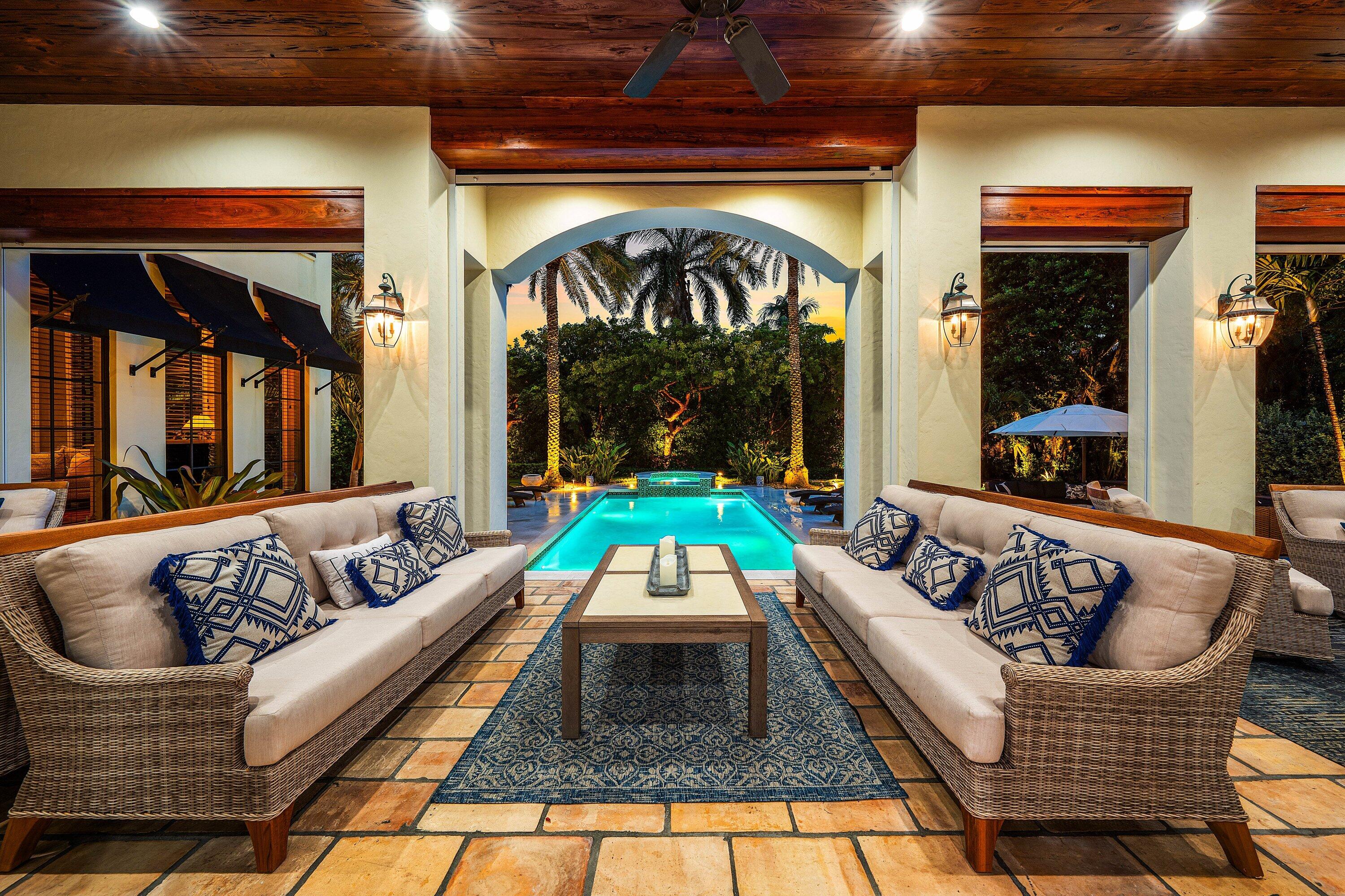 518 Harbor Court Delray Beach, FL 33483 - Photo 60 of 83 a living room with furniture and a large window