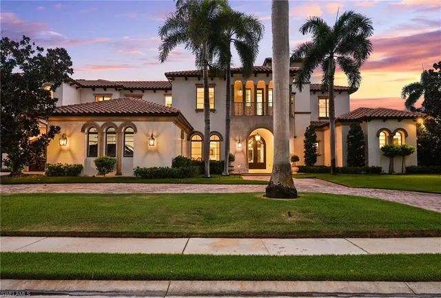 front view of house with a yard