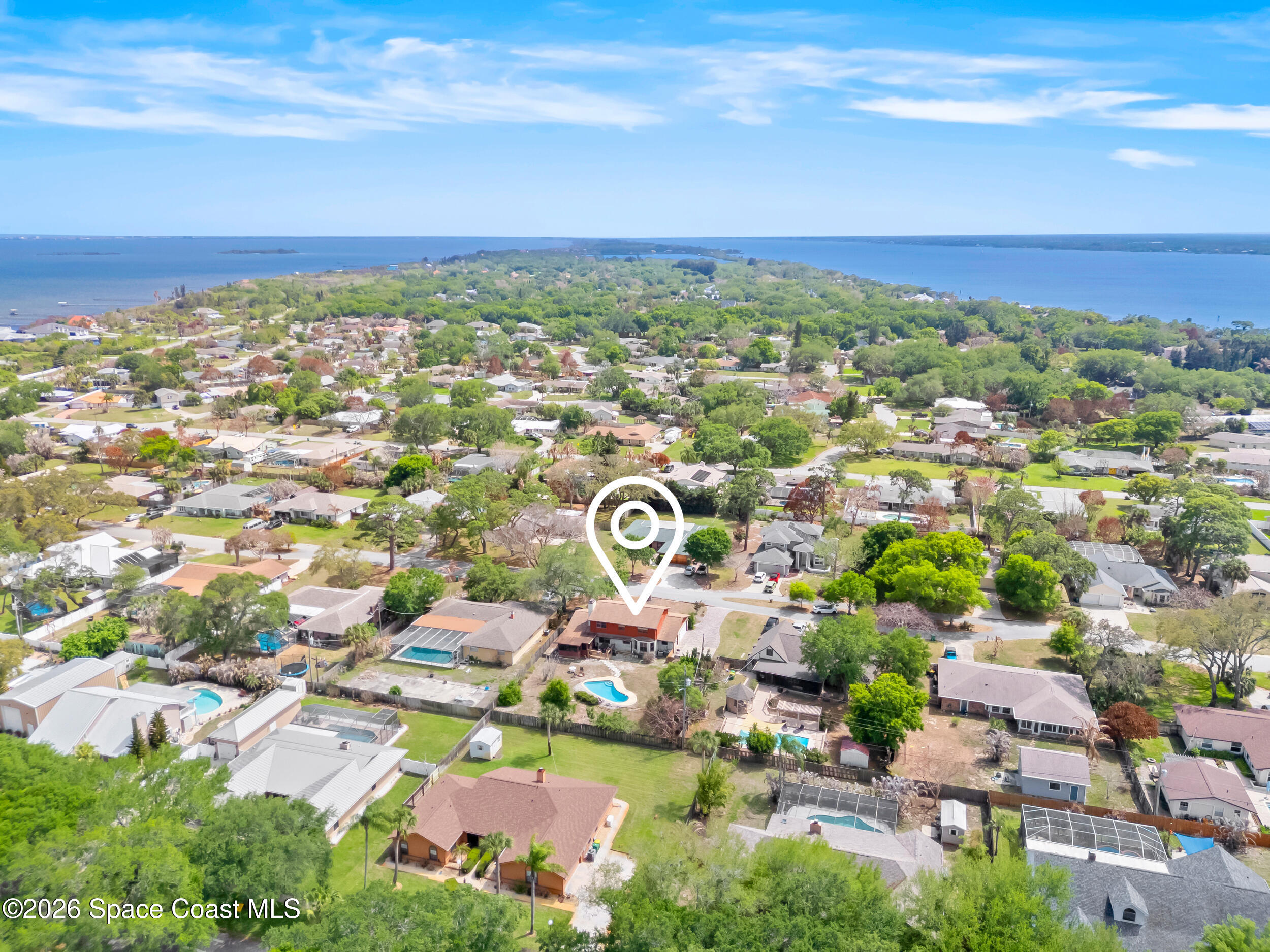 1190 Shady Lane Merritt Island, FL 32952 - Photo 23 of 35 a view of city and ocean