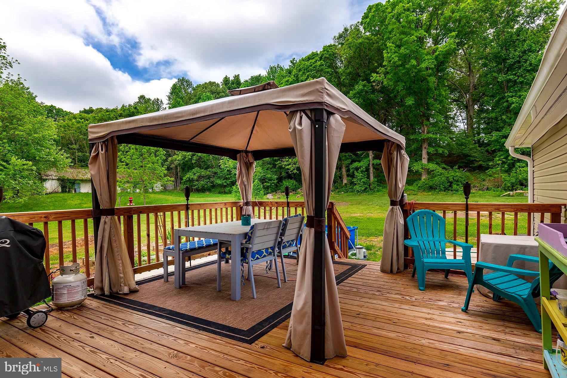 52 Brent Point Road Stafford, VA 22554 - Photo 16 of 22 Large Deck with Canopy