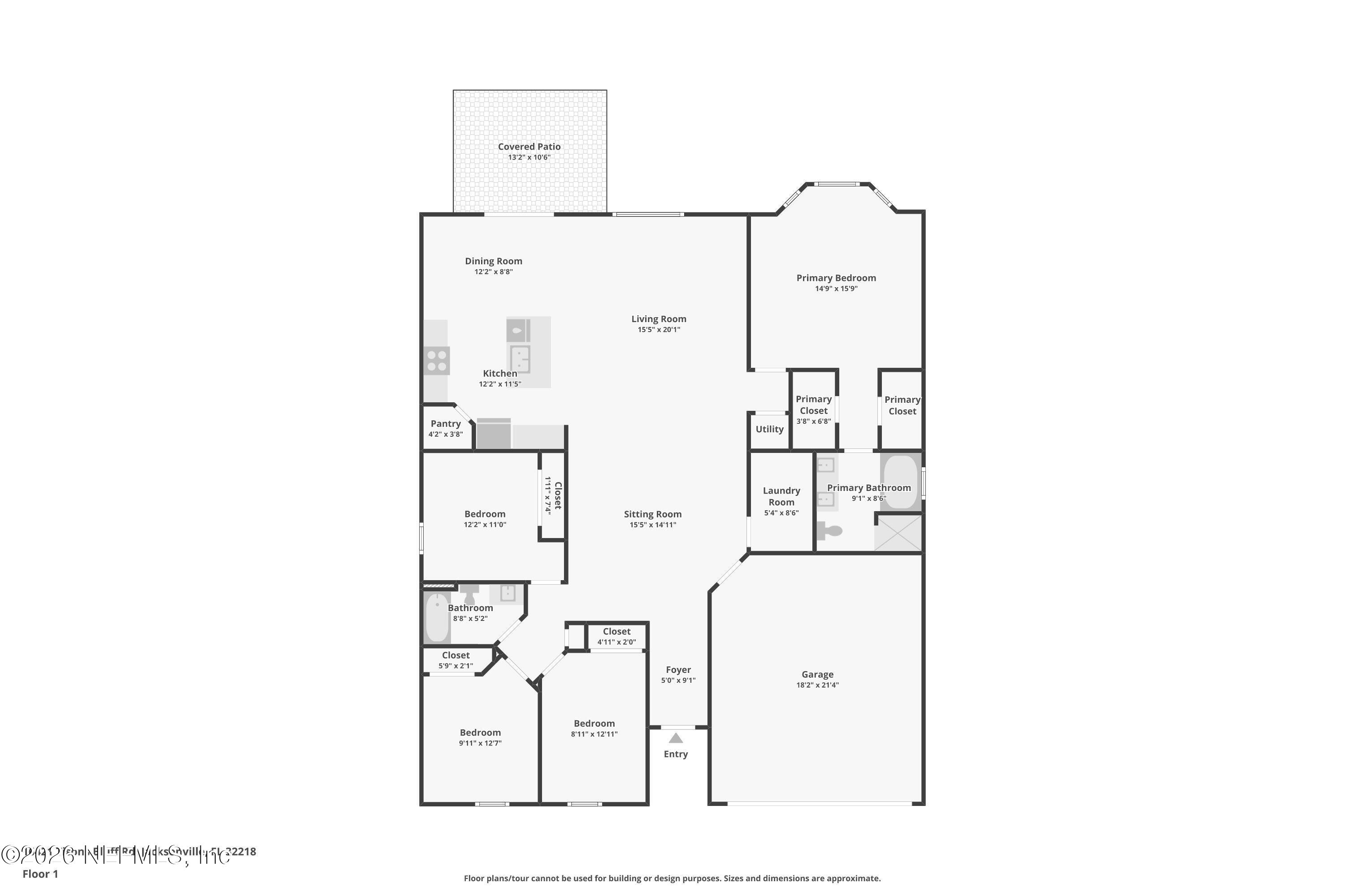 16421 Tisons Blf Road Jacksonville, FL 32218 - Photo 24 of 24 Floor Plan