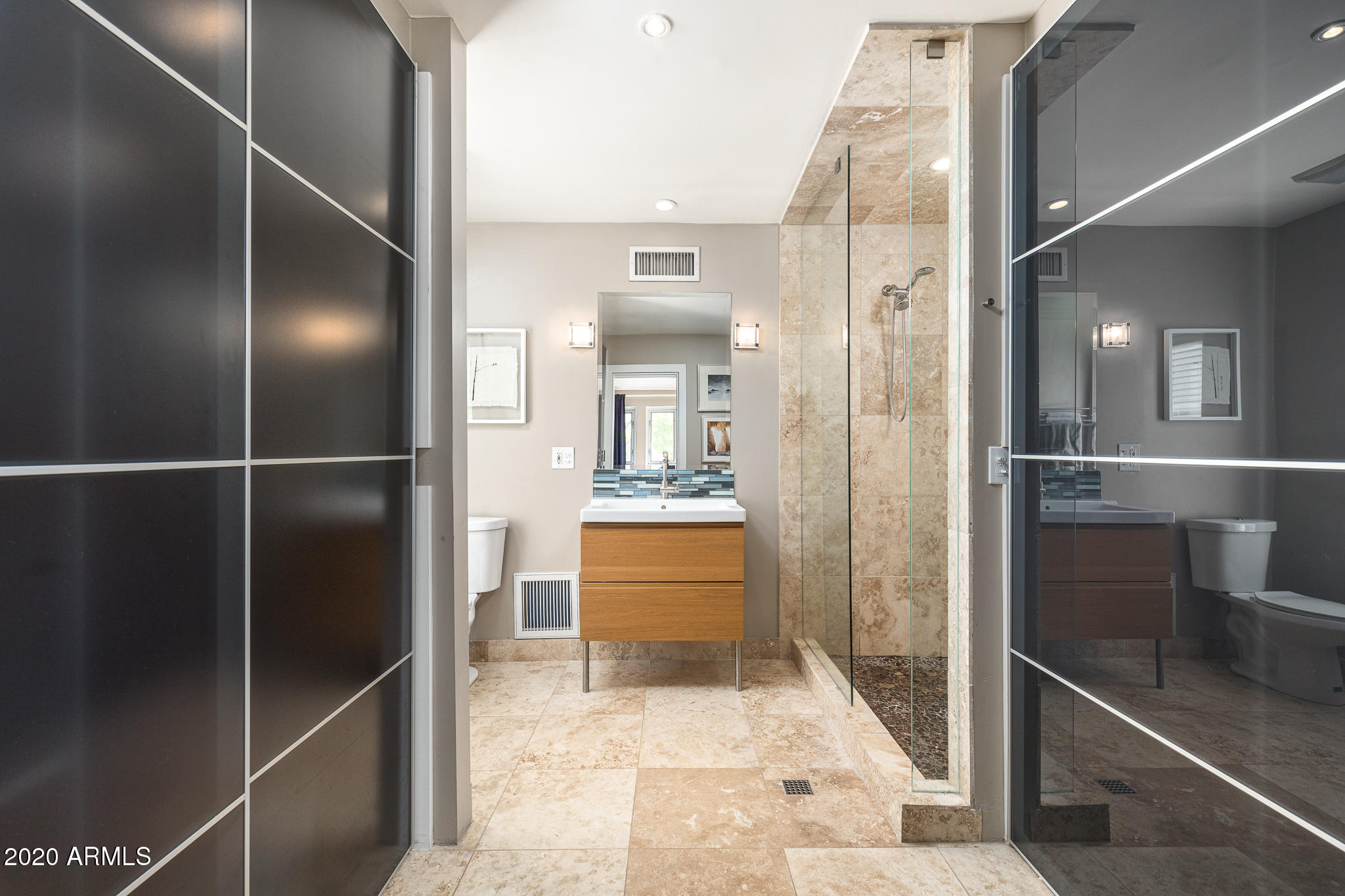 1541 East Cheery Lynn Road Phoenix, AZ 85014 - Photo 23 of 46 Remodeled with tiled shower