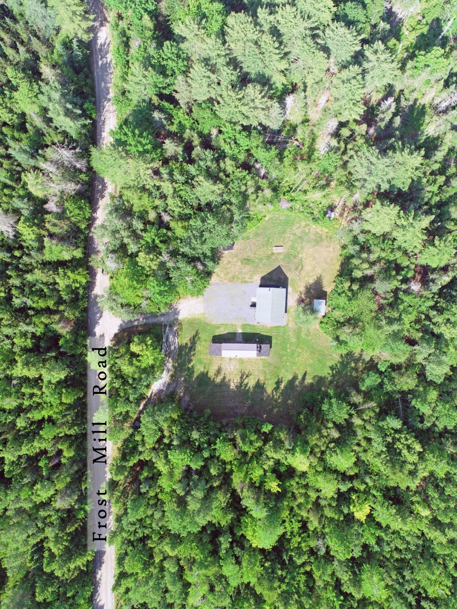 89 Frost Mill Road Mariaville, ME 04605 - Photo 5 of 37 Aerial 4 overlay
