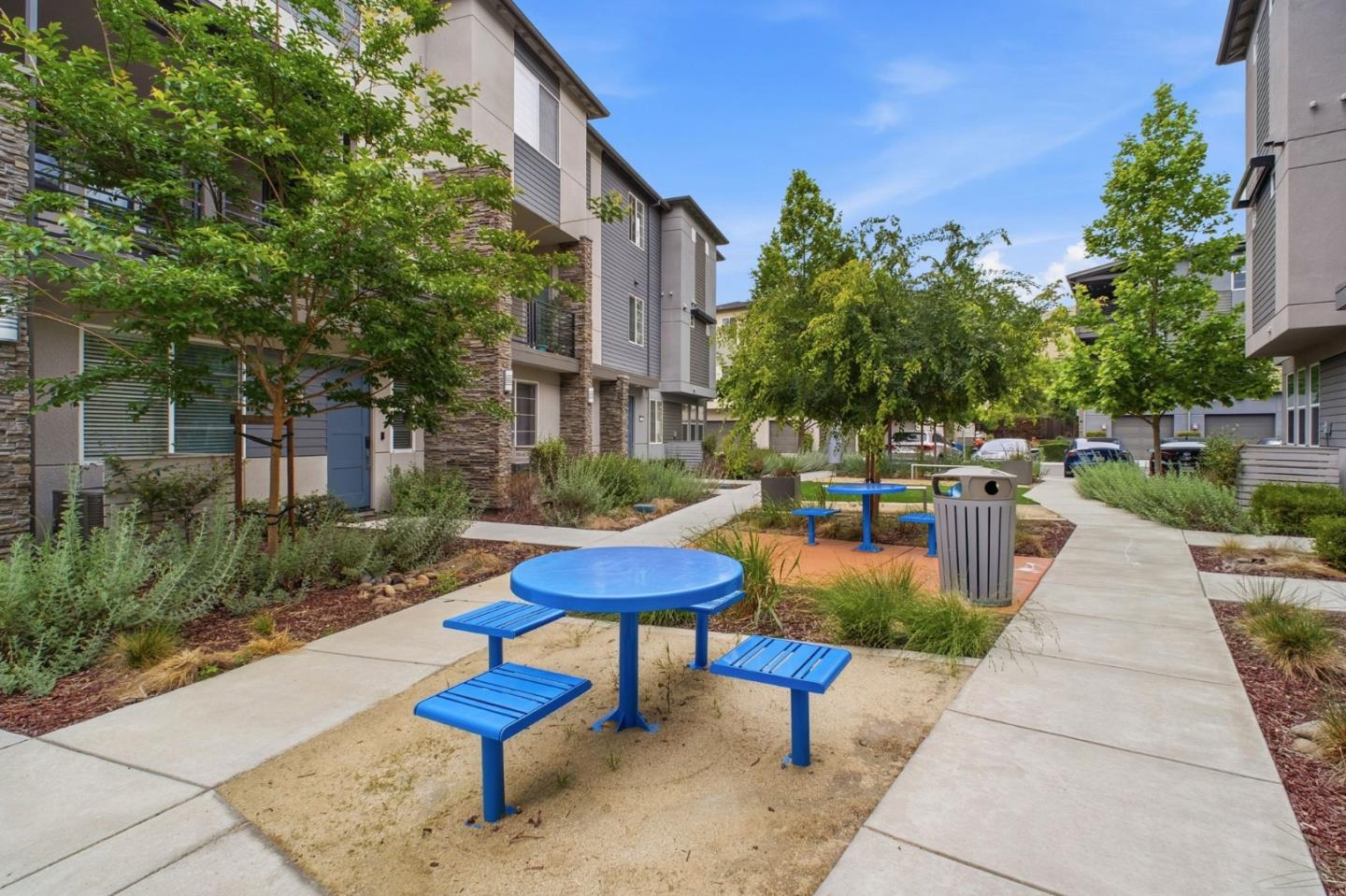 385 Line Street Hayward, CA 94544 - Photo 35 of 38 a swimming pool with outdoor seating and yard