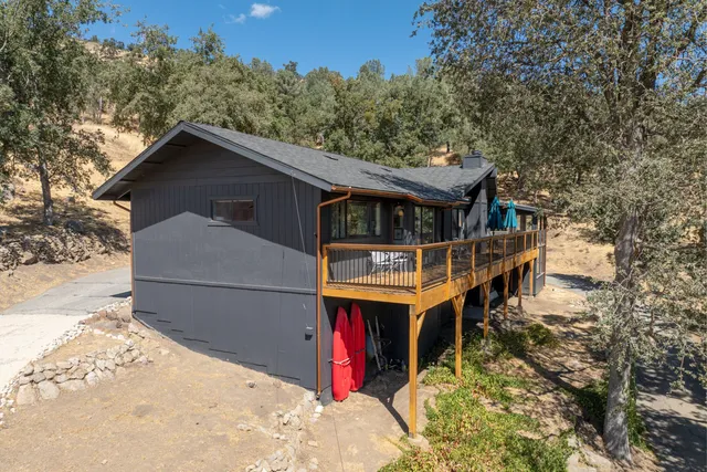 a house view with a outdoor space