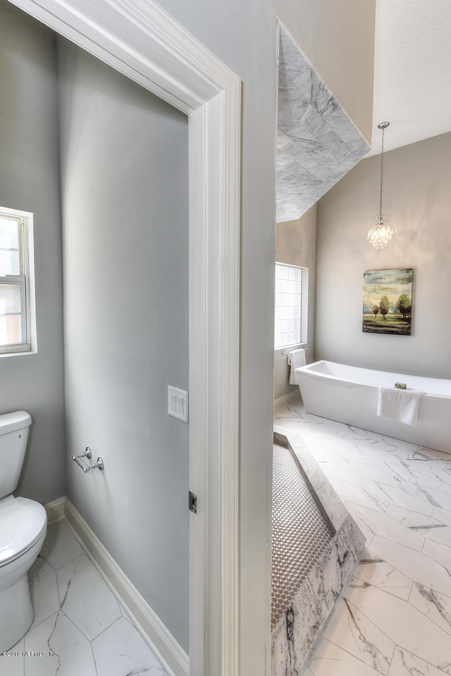 14511 Mandarin Road Jacksonville, FL 32223 - Photo 48 of 91 a bathroom with a granite countertop sink and a mirror