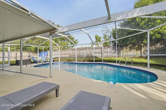 a view of a swimming pool