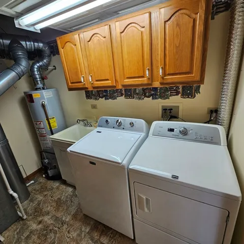 a view of storage and utility room