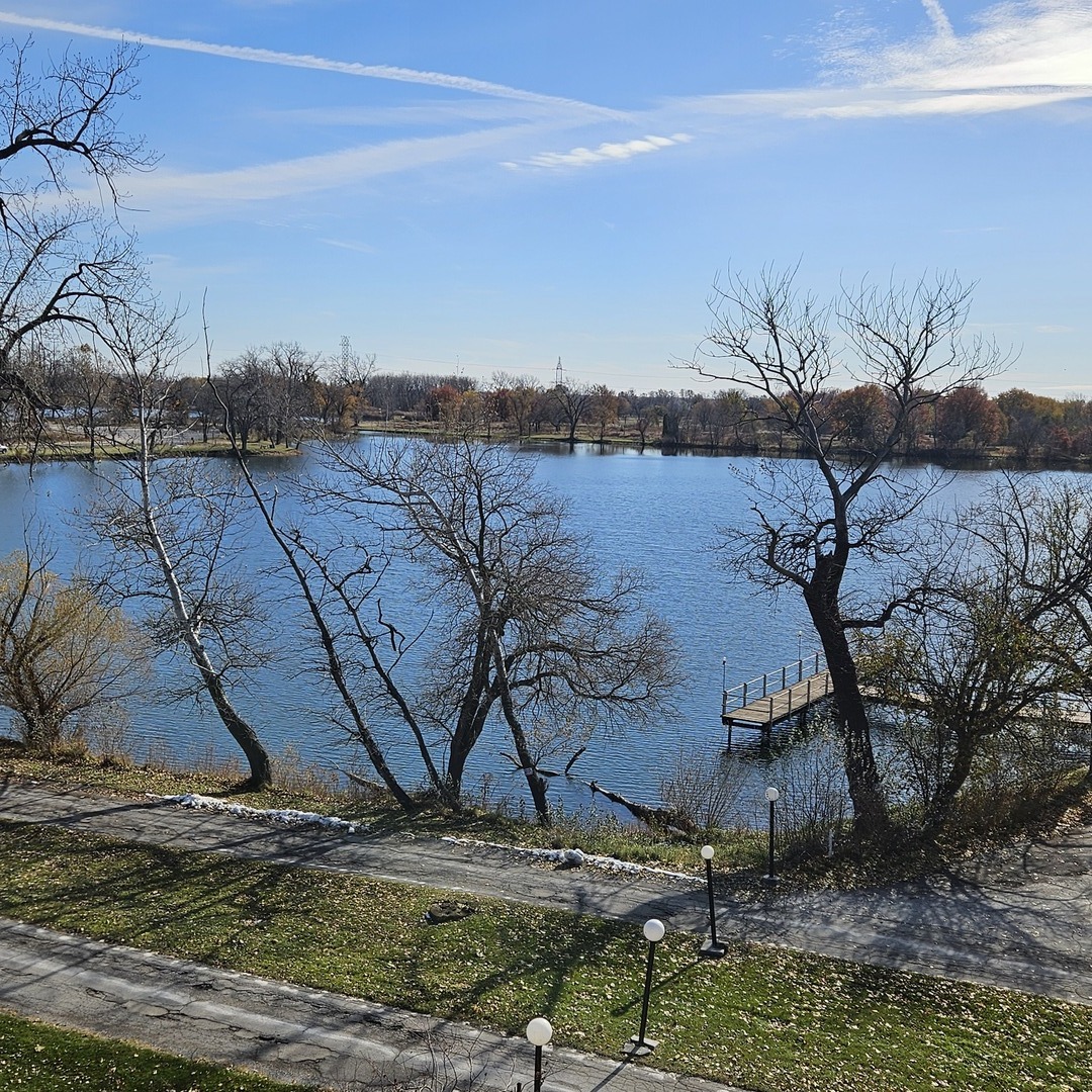 3620 186th Street, Unit 405 Lansing, IL 60438 - Photo 36 of 36 a view of a lake with a yard