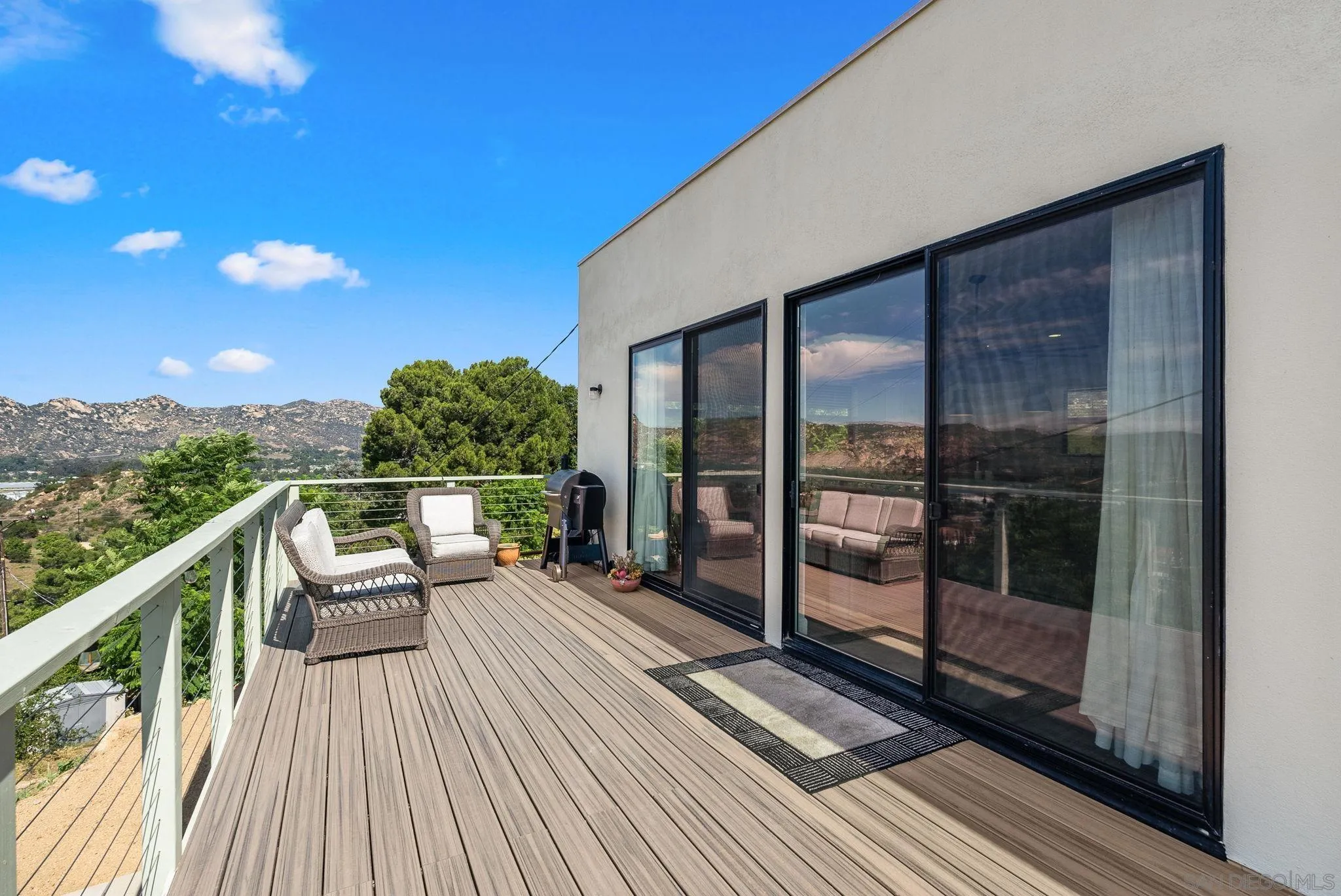 5521 Rainbow Heights Road Fallbrook, CA 92028 - Photo 22 of 36 a view of a balcony with staircase