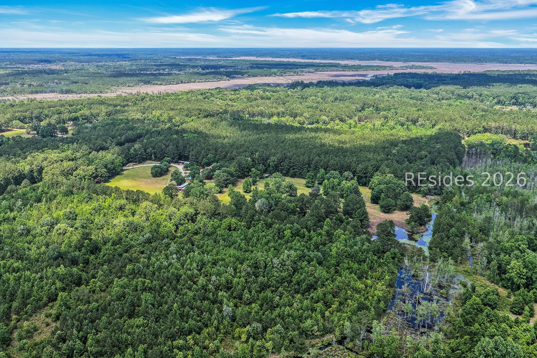 7724 Bees Creek Road Ridgeland, SC 29936 - Photo 67 of 82 Aerial of 20 Acre Horse Farm