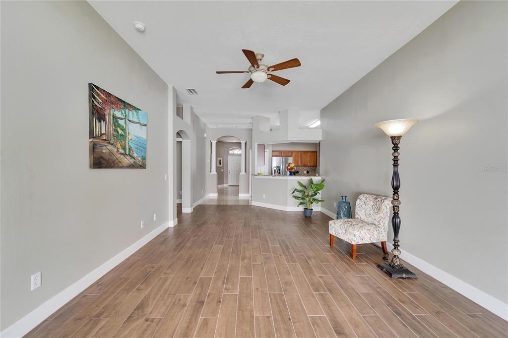 12739 Standbridge Drive Riverview, FL 33579 - Photo 28 of 38 a living room with furniture and a wooden floor
