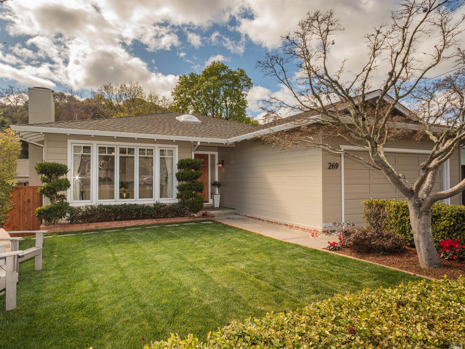 269 Center Street San Rafael, CA 94901 - Photo 1 of 1 a view of a house with a garden
