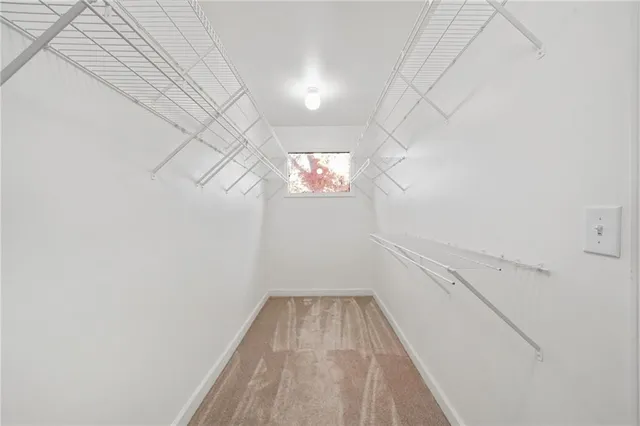 a view of hallway with window