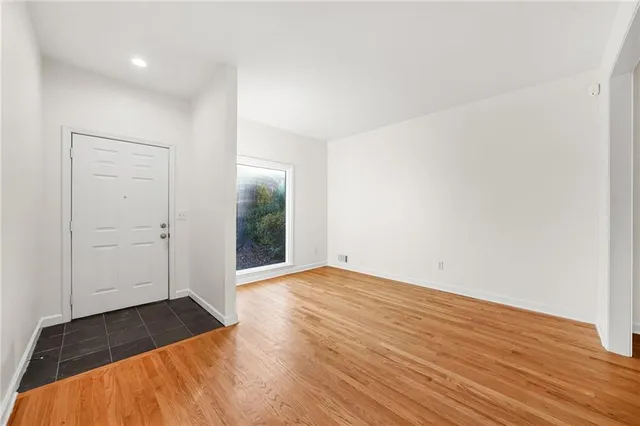 wooden floor in an empty room