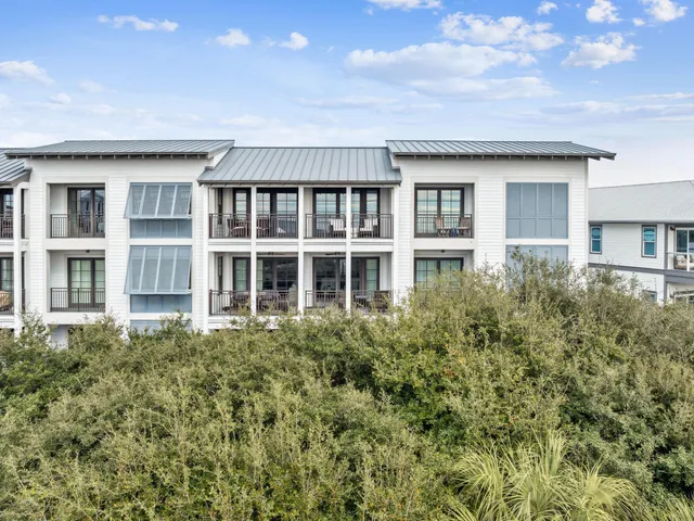 a view of a lake with a house