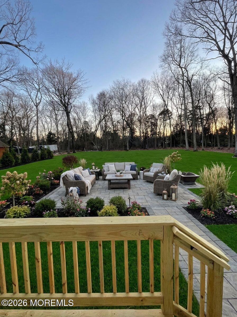 1730 Old Freehold Road Toms River, NJ 08755 - Photo 40 of 41 a view of a garden with sitting area