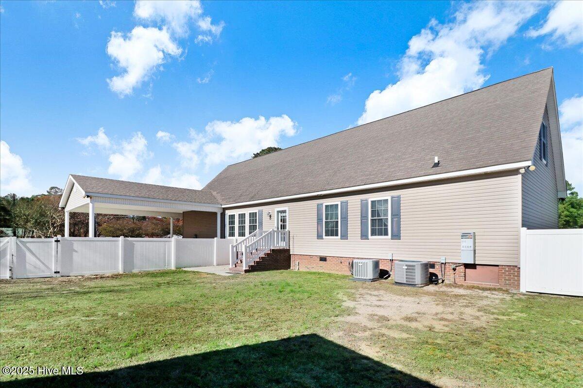 206 West New Hope Road Goldsboro, NC 27534 - Photo 7 of 54 Back View of the Home