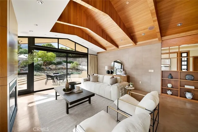 a view of a house with sitting area