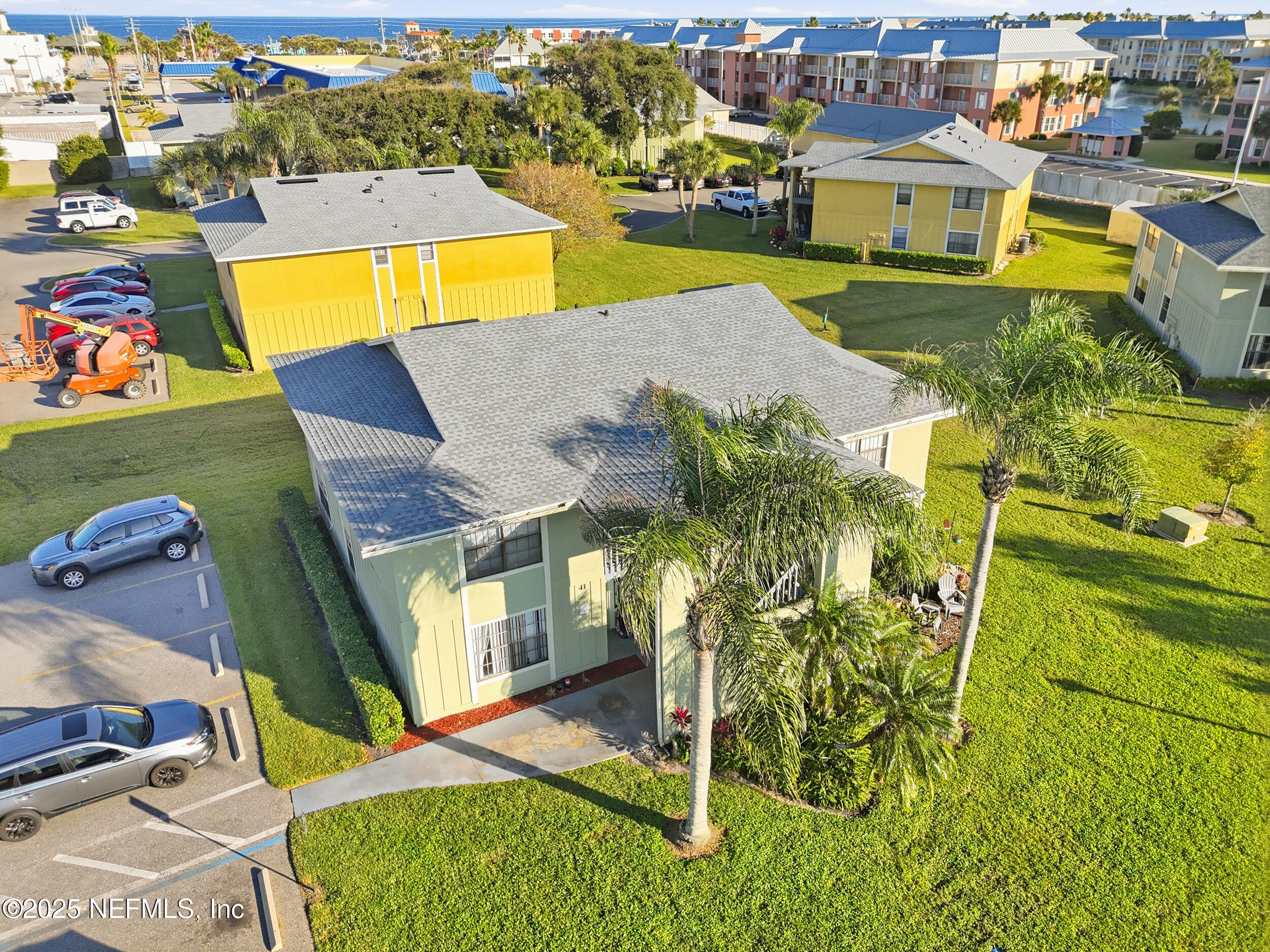 47 Clipper Court St. Augustine, FL 32080 - Photo 30 of 50 an aerial view of a house with a swimming pool