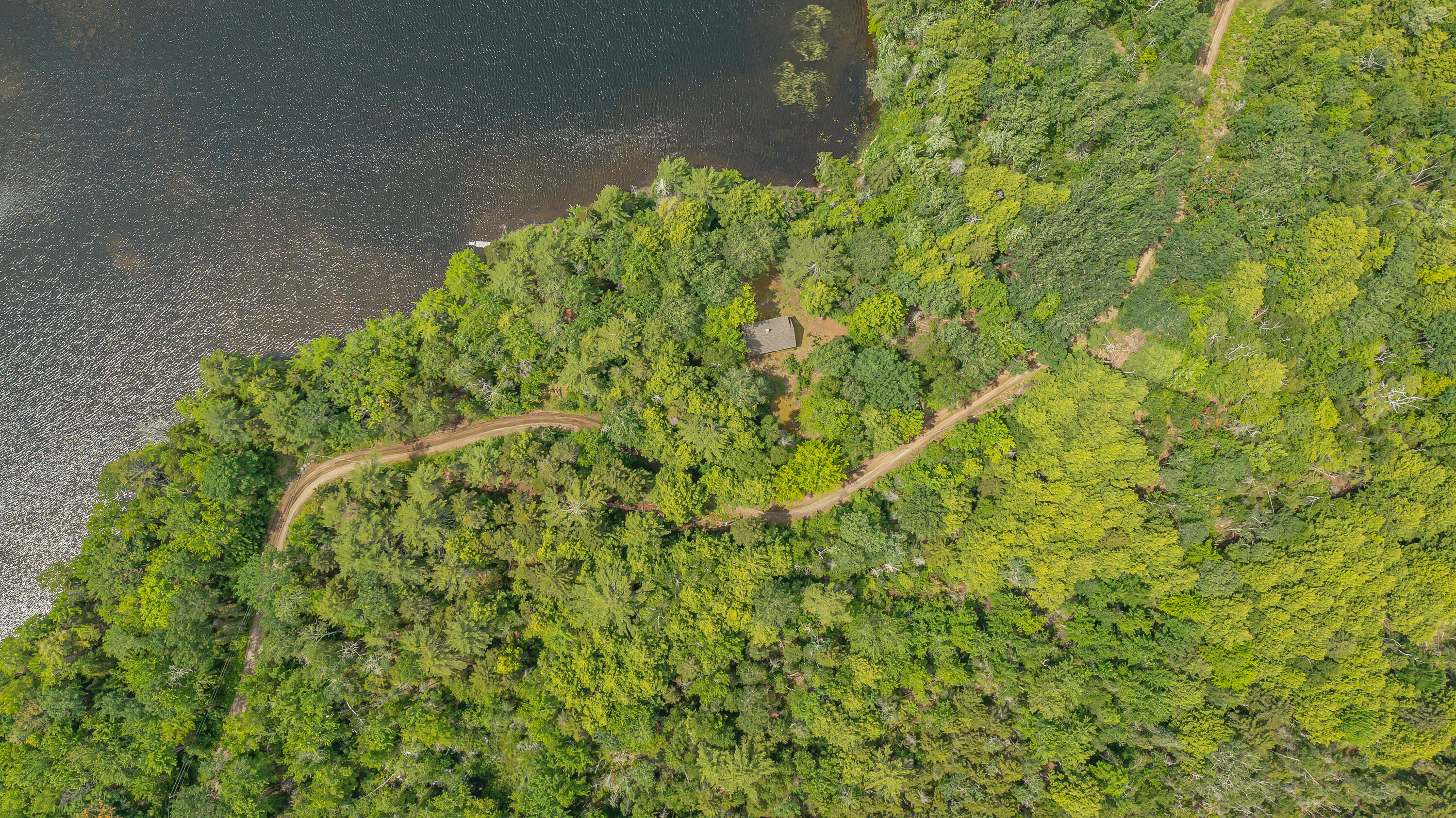 102 Camp Road Belmont, ME 04952 - Photo 24 of 33 Aerial View of Camp