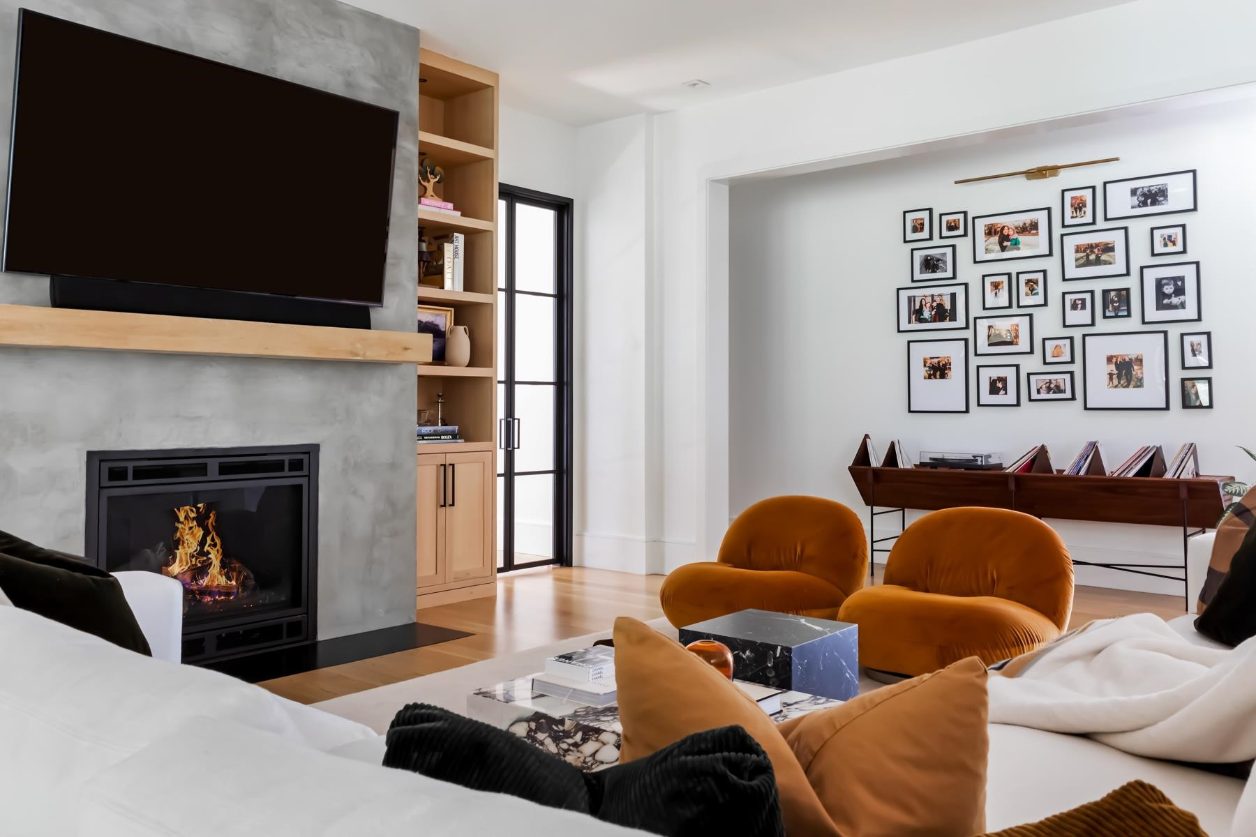4003 Bristol Road Durham, NC 27707 - Photo 11 of 100 a living room with furniture or fireplace and a flat screen tv