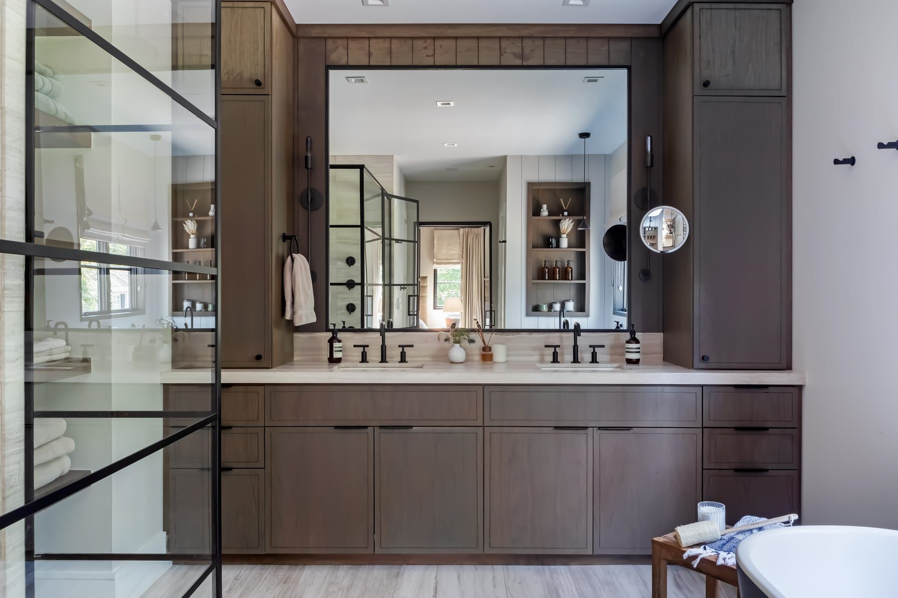 4003 Bristol Road Durham, NC 27707 - Photo 53 of 100 a bathroom with a sink mirror and a toilet