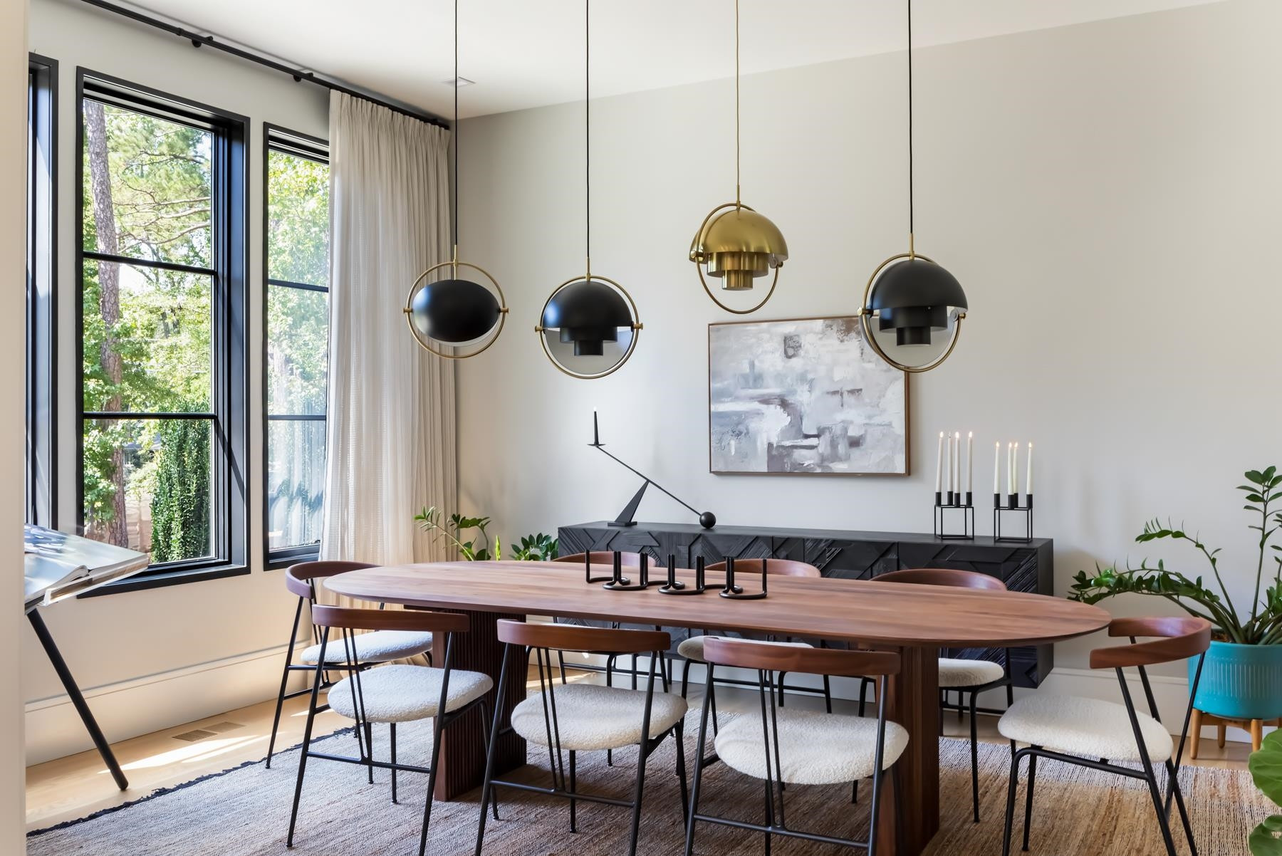 4003 Bristol Road Durham, NC 27707 - Photo 6 of 100 a view of a dining room with furniture window and outside view