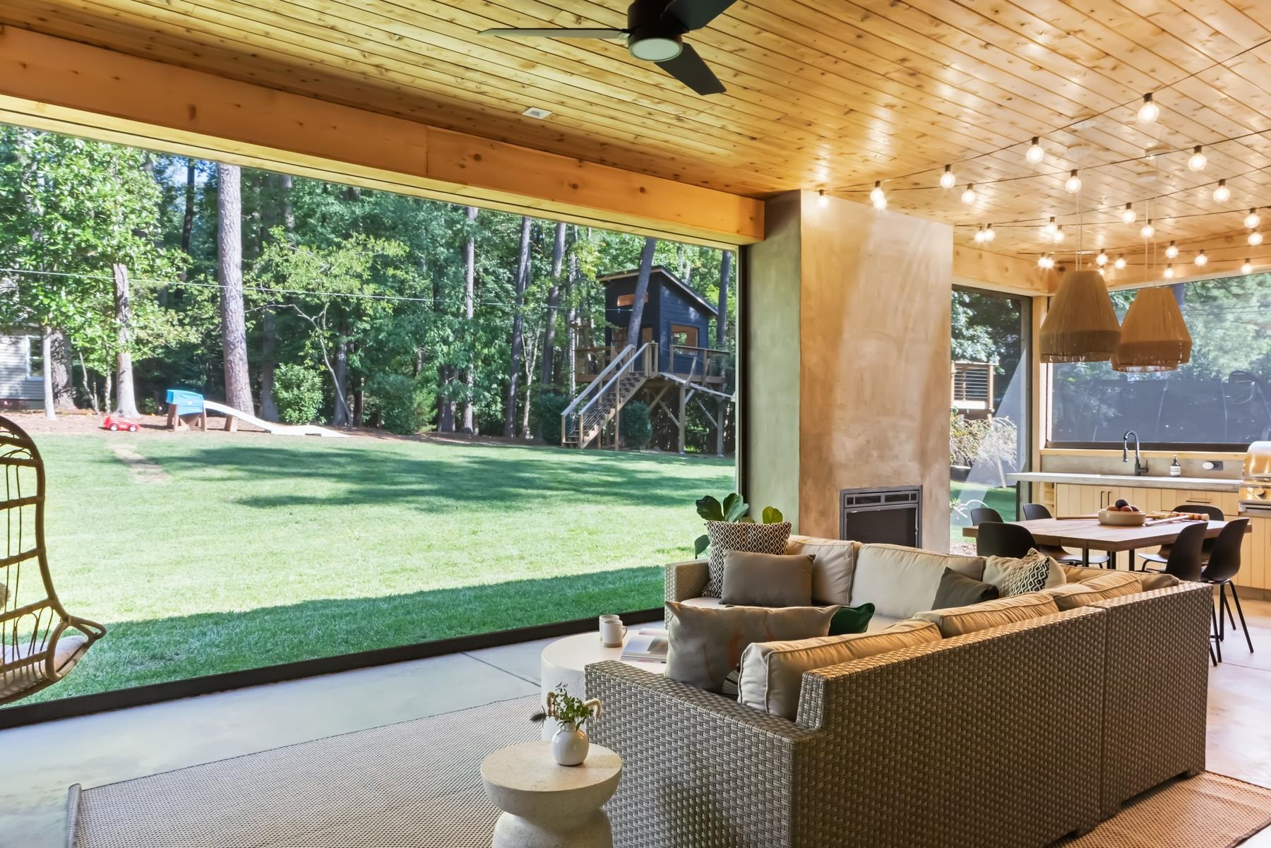 4003 Bristol Road Durham, NC 27707 - Photo 89 of 100 a view of swimming pool with seating area and furniture
