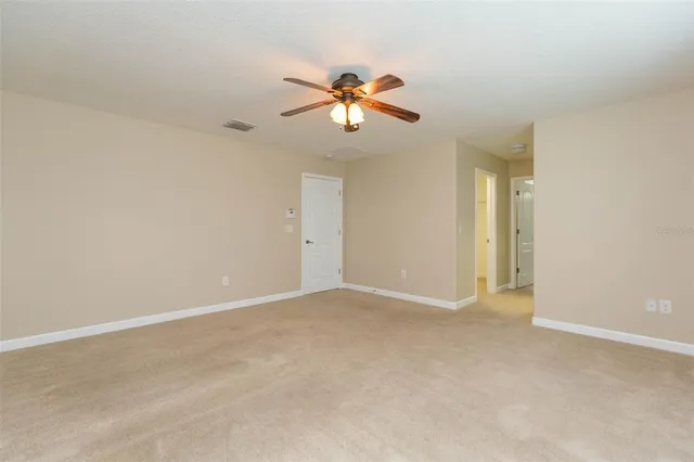 a view of an empty room