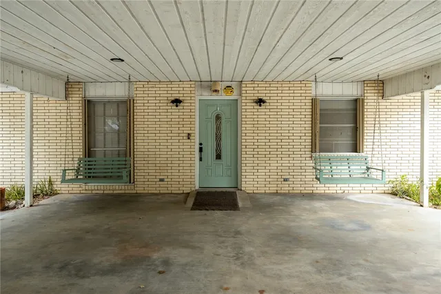 a view of a bedroom from a hallway