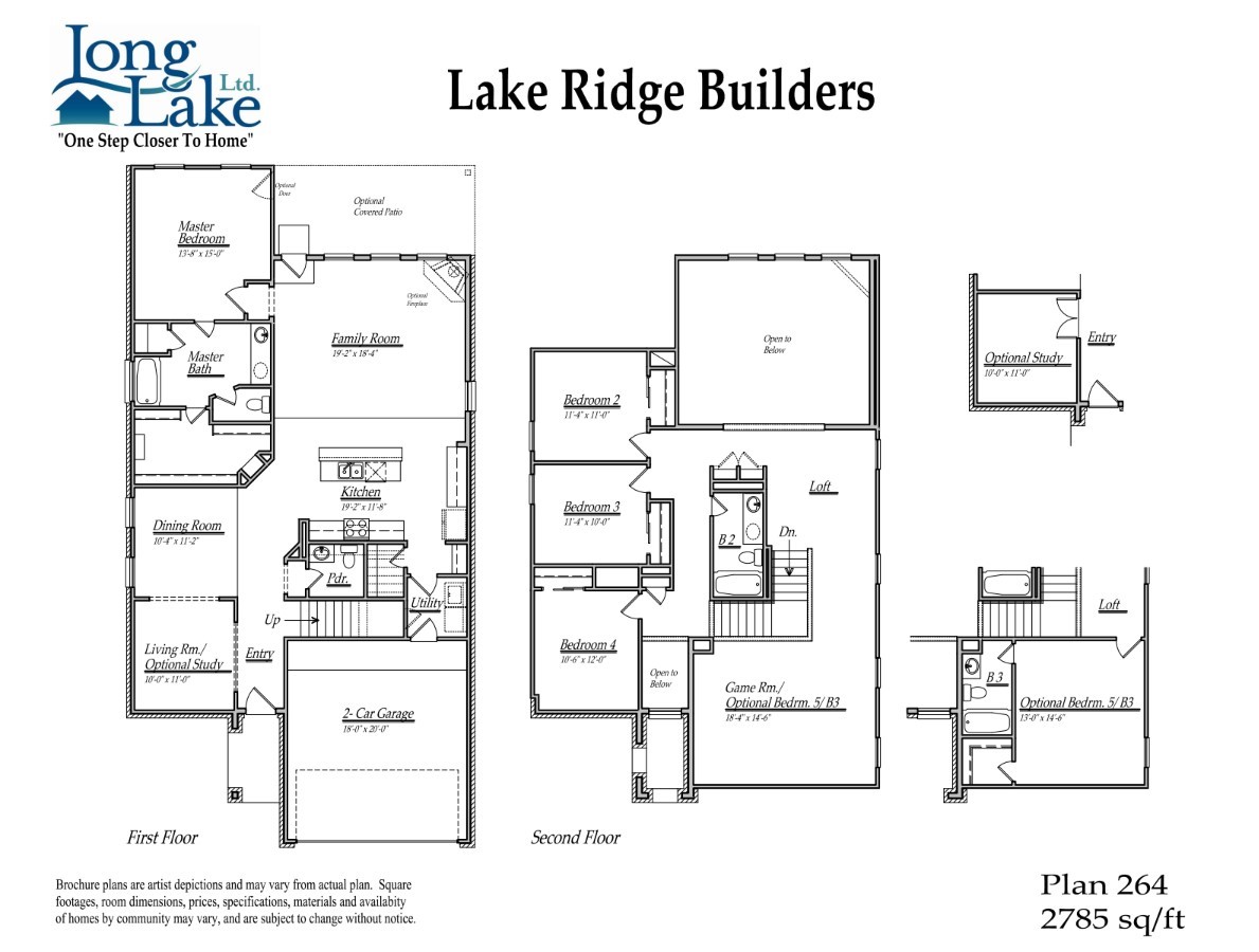 11122 Tulip Rdg Trail Houston, TX 77044 - Photo 2 of 34 Plan 264 features 5 bedrooms, 3 full baths, 1 half bath, and over 2,700 square feet of living space.