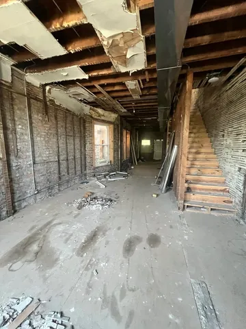 a view of under construction room and staircase
