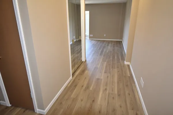 wooden floor in a gallery