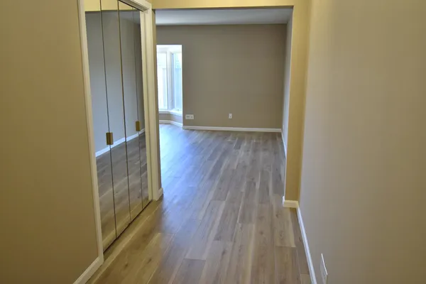 wooden floor in a gallery