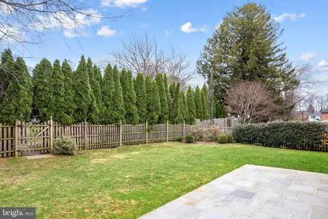 a view of a backyard with a garden