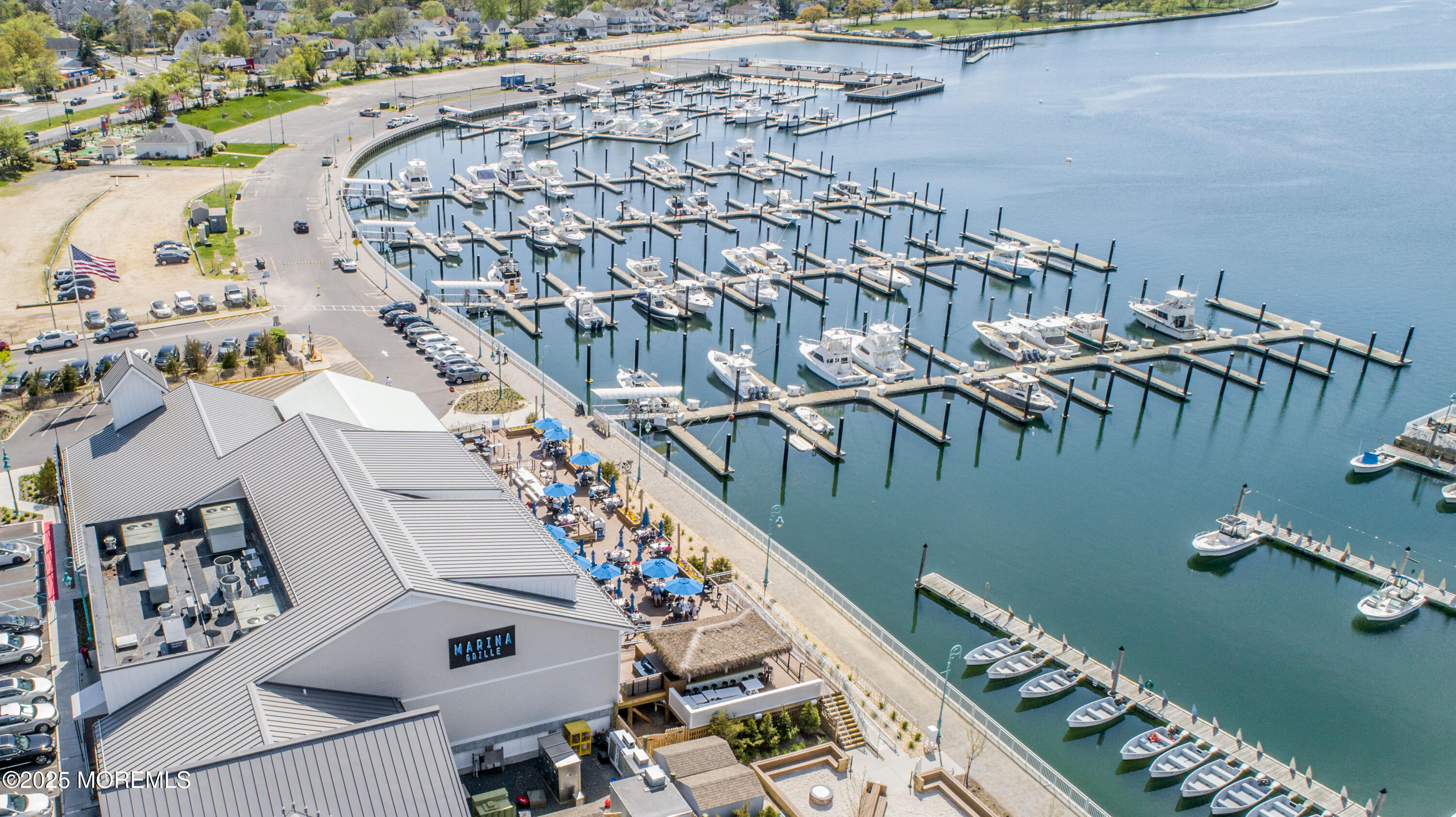 1304 Ocean Avenue, Unit 2A Belmar, NJ 07719 - Photo 20 of 25 an aerial view of a house yard swimming pool and outdoor seating