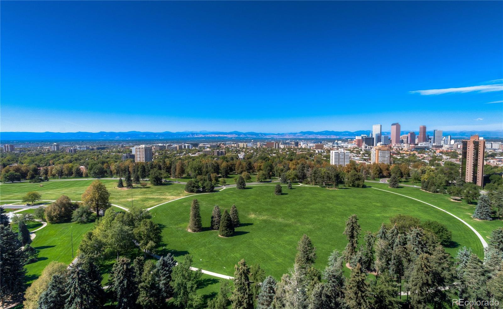 1133 Race Street, Unit 5A Denver, CO 80206 - Photo 4 of 33 a view of a city with lots of trees
