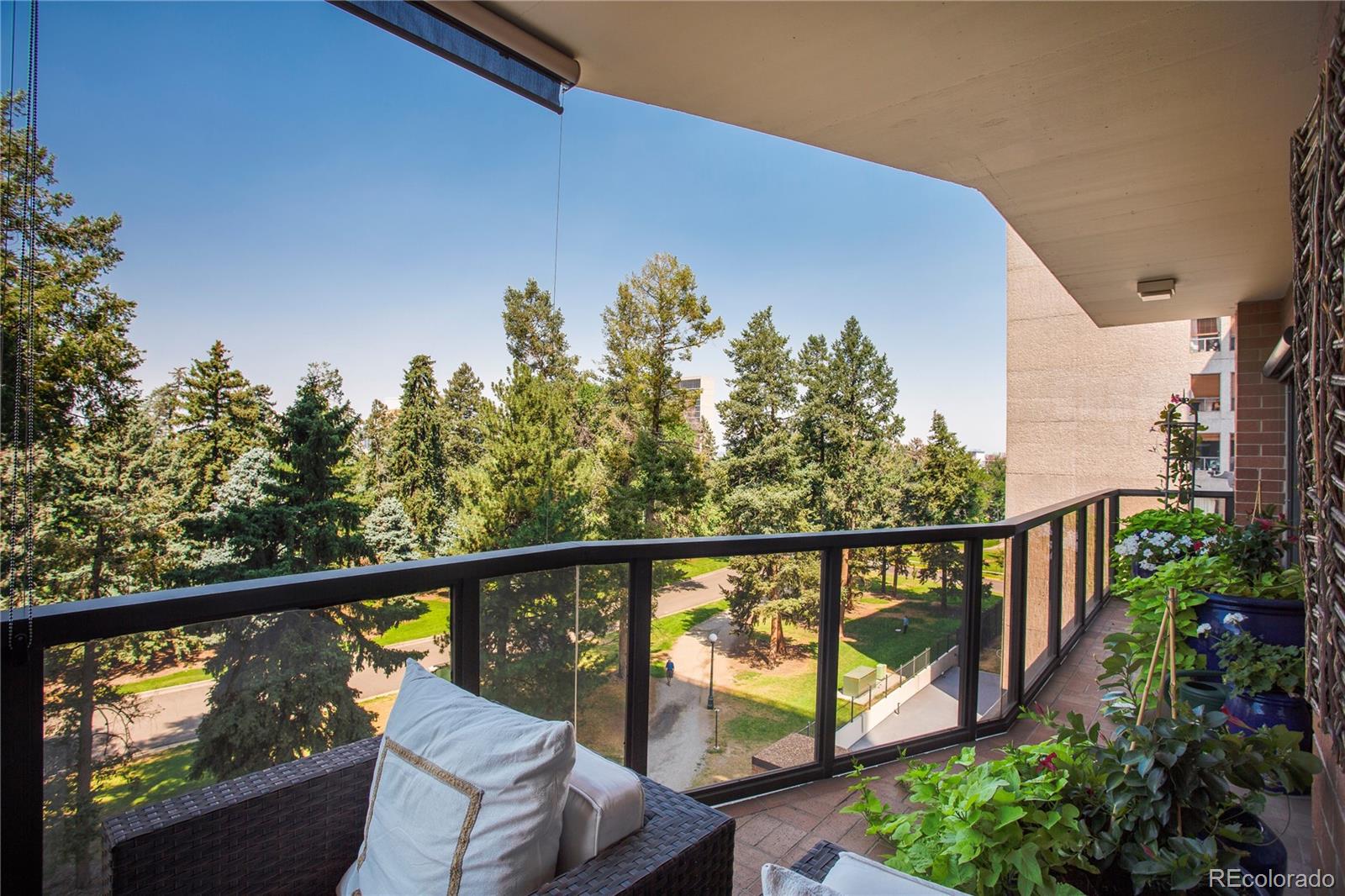 1133 Race Street, Unit 5A Denver, CO 80206 - Photo 7 of 33 a view of a chairs in balcony