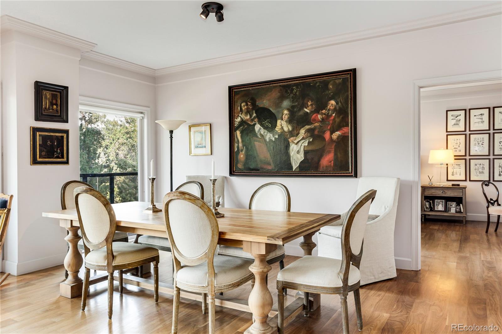 1133 Race Street, Unit 5A Denver, CO 80206 - Photo 10 of 33 a dining room with furniture and window