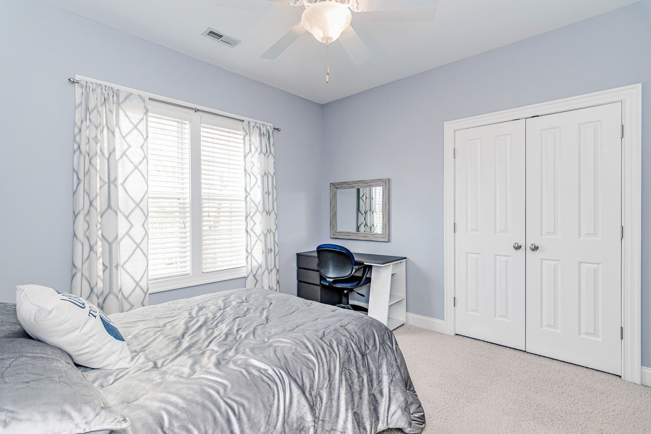 304 Redhill Road Holly Springs, NC 27540 - Photo 16 of 30 Bedroom 2 with access to a full bath just outside the door Bedroom 2