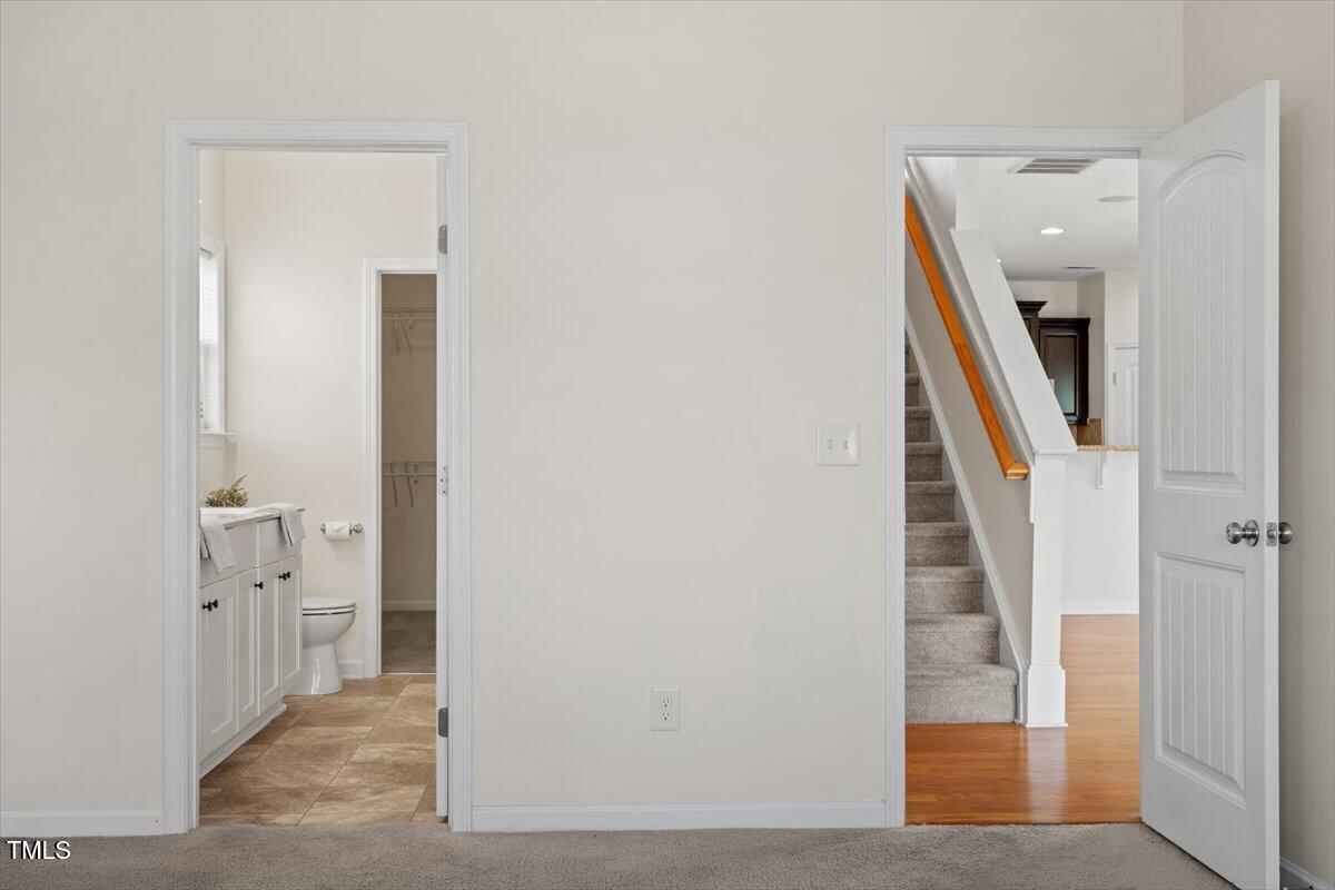 632 Hunters Ridge Drive Fuquay-Varina, NC 27526 - Photo 21 of 28 wooden floor with white walls